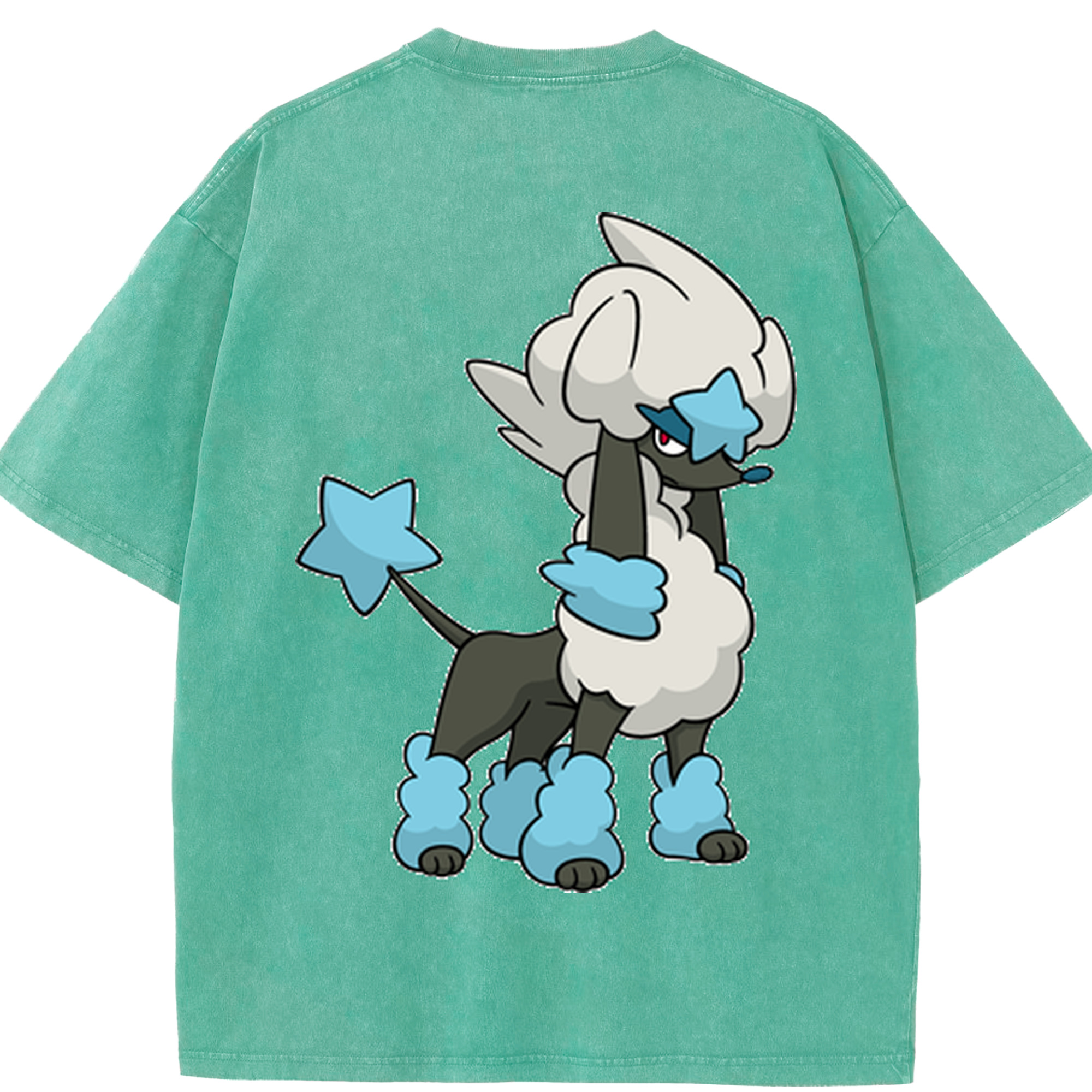 （画像用） ポケットモンスター Pokémon 綿100% ヴィンテージ風 半袖Tシャツ（背面プリント）